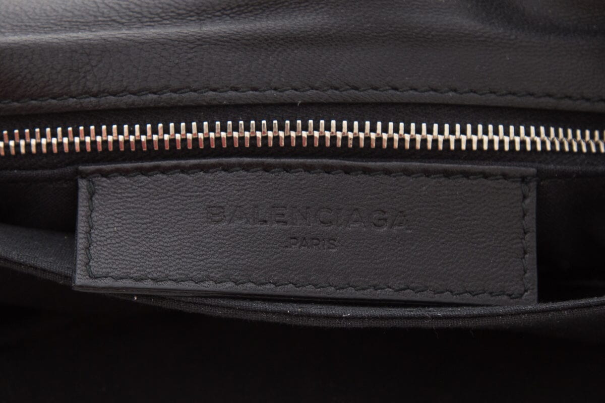 Balenciaga Black Edge Envelope Leather Cross-Body