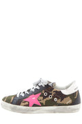 Golden Goose Camo Pink Star Super-Star Sneakers SZ 37