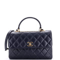 CHANEL Trendy CC Top Handle Bag Quilted Lambskin Medium