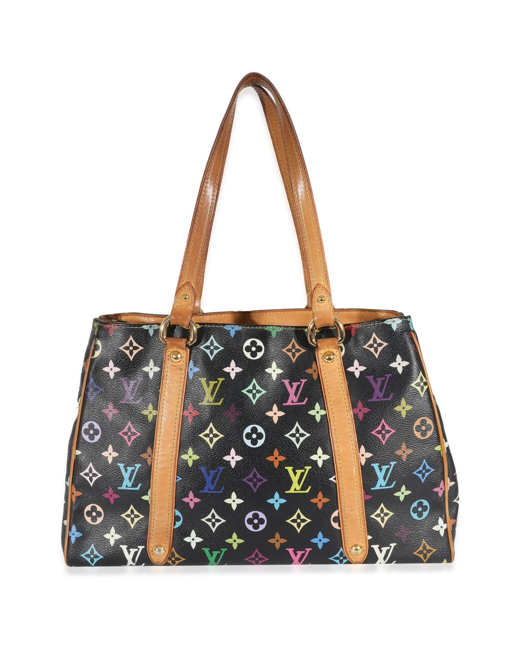 Louis Vuitton x Takashi Murakami Black Monogram Multicolore Aurelia MM
