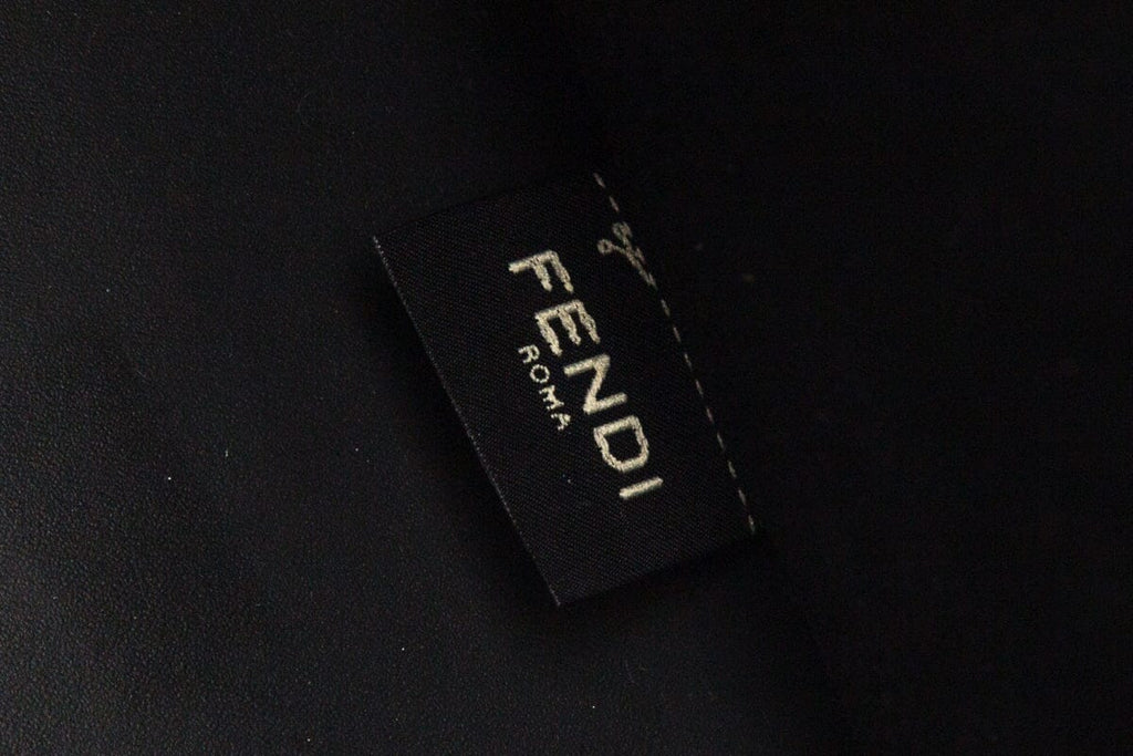 Fendi Black Leather Sunshine Shopper
