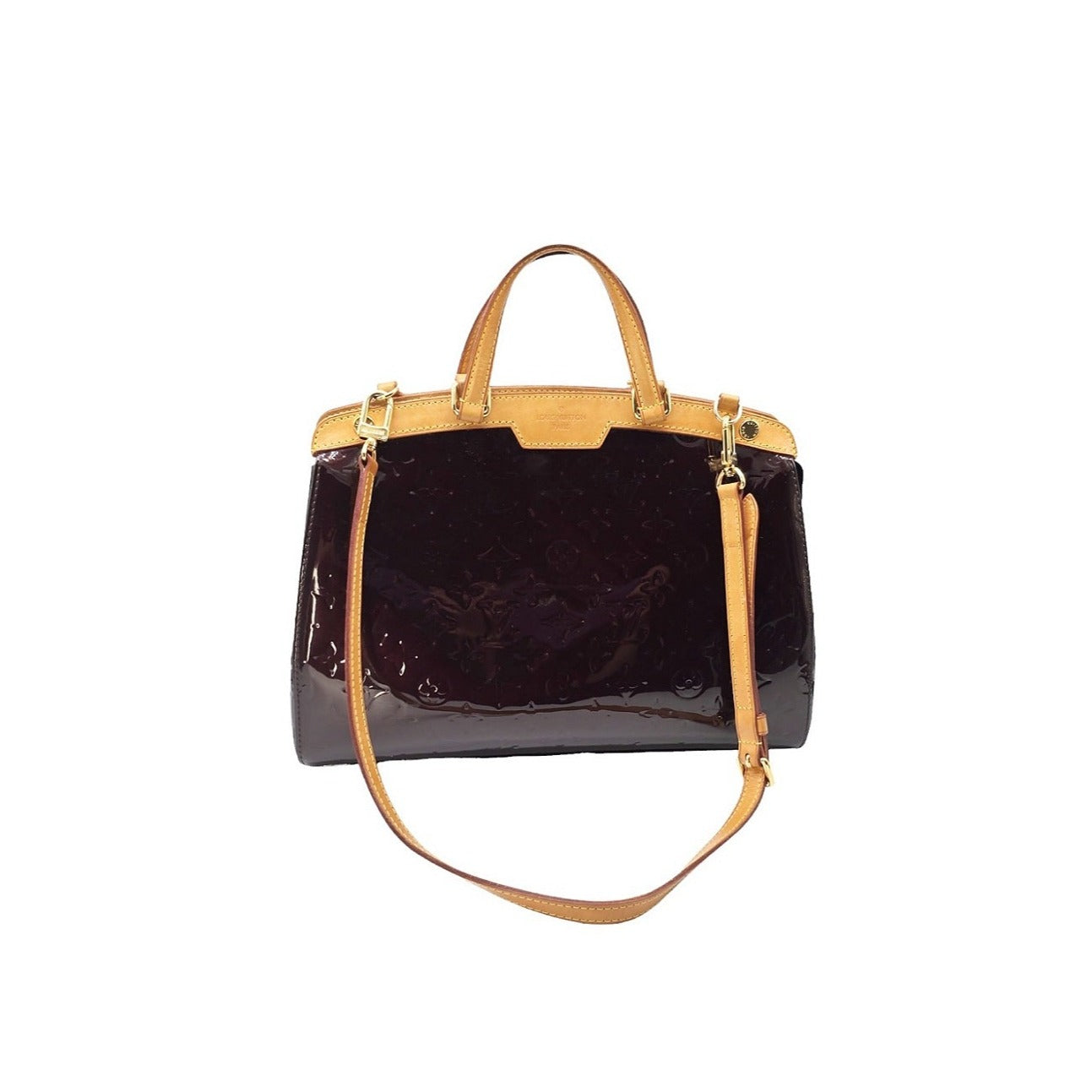 Louis Vuitton Monogram Vernis Brea MM Satchel