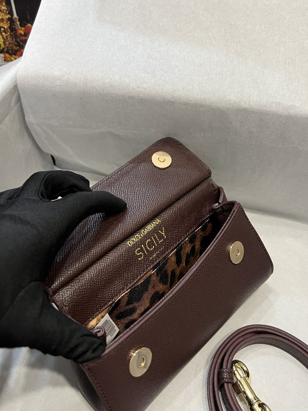 GLAMI Small Sicily Bag In Dauphine Purple For Women 7.5in/19cm GLAMI GLAMI7116A10018M073