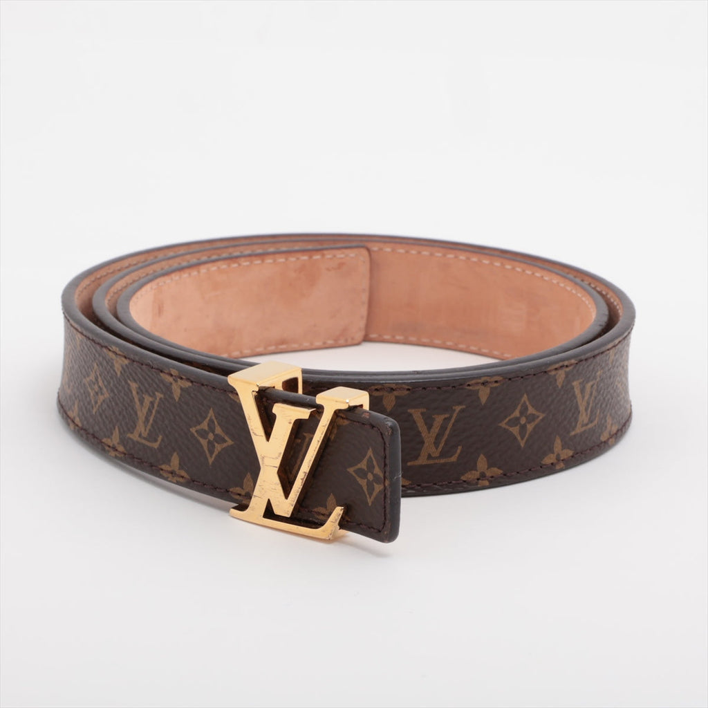 Louis Vuitton M9781 Sanctuary LV Initial JJ0230 Belt 75 PVC  Leather Brown