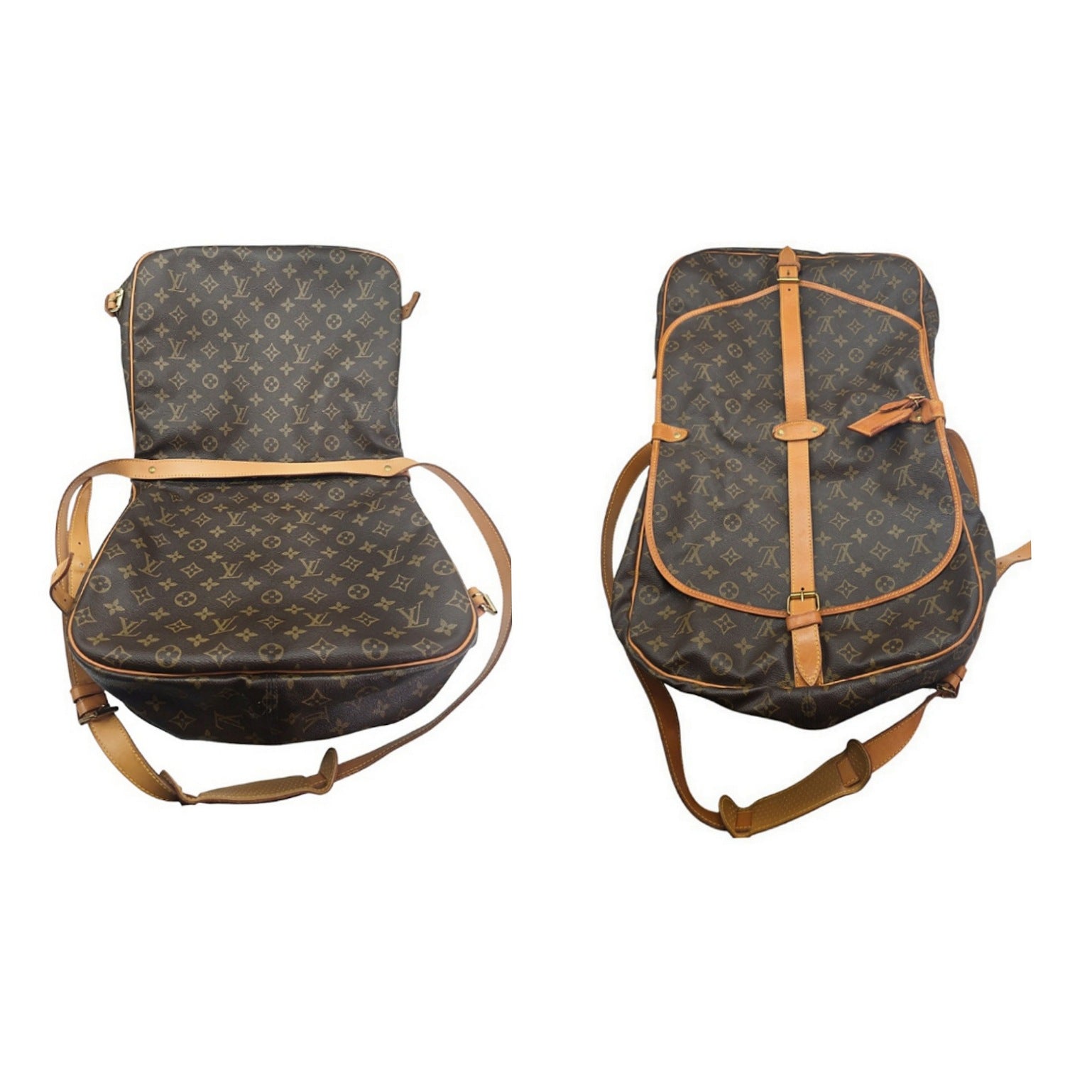 Louis Vuitton Vintage Monogram Saumur Bag