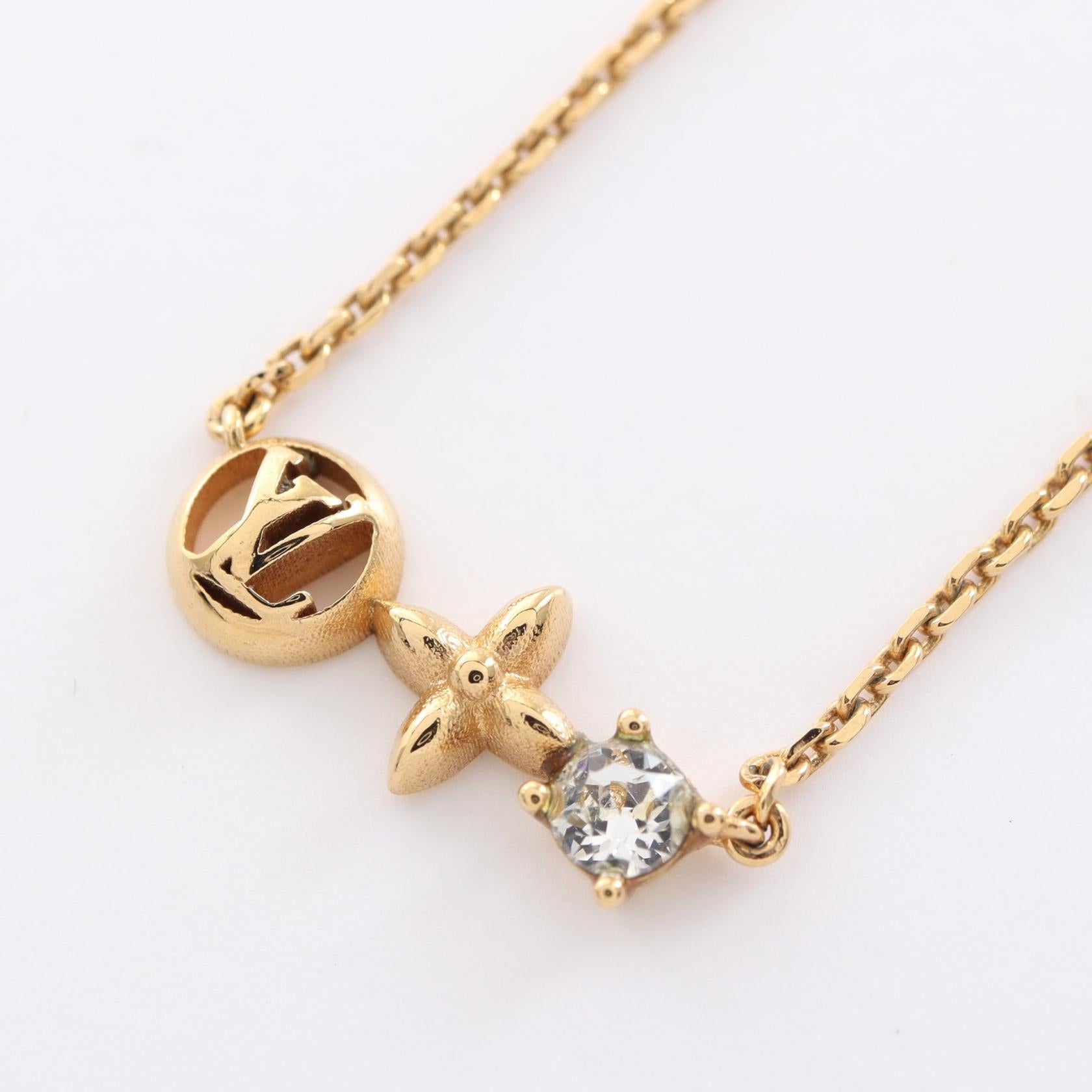 Louis Vuitton Petit Louis Necklace Metal Necklace