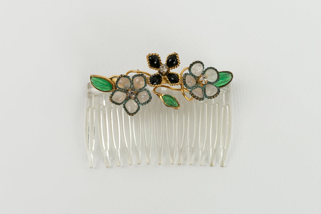 Peigne bijou en pÃƒÆ’Ã‚Â¢te de verre