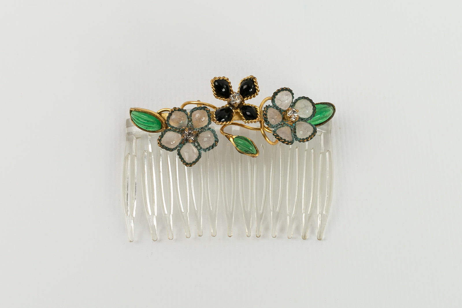 Peigne bijou en pÃƒÆ’Ã‚Â¢te de verre