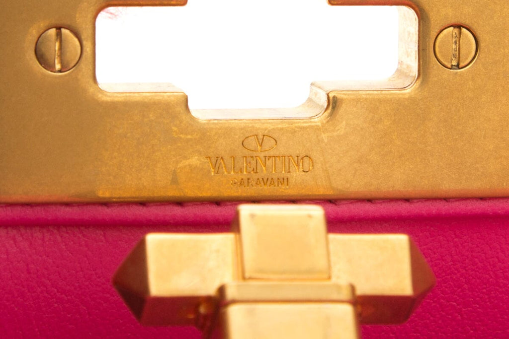 Valentino Pink Roman Stud Handbag NWT