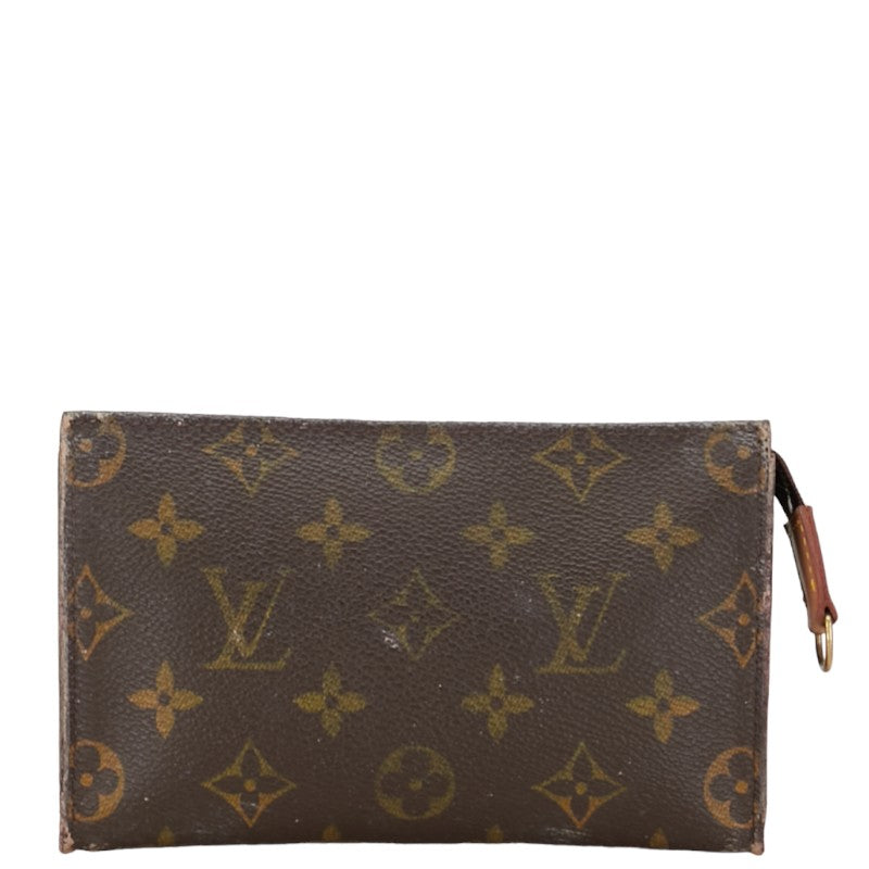 Louis Vuitton Monogram Bucket PM Pouch M42238 Brown PVC  Louis Vuitton