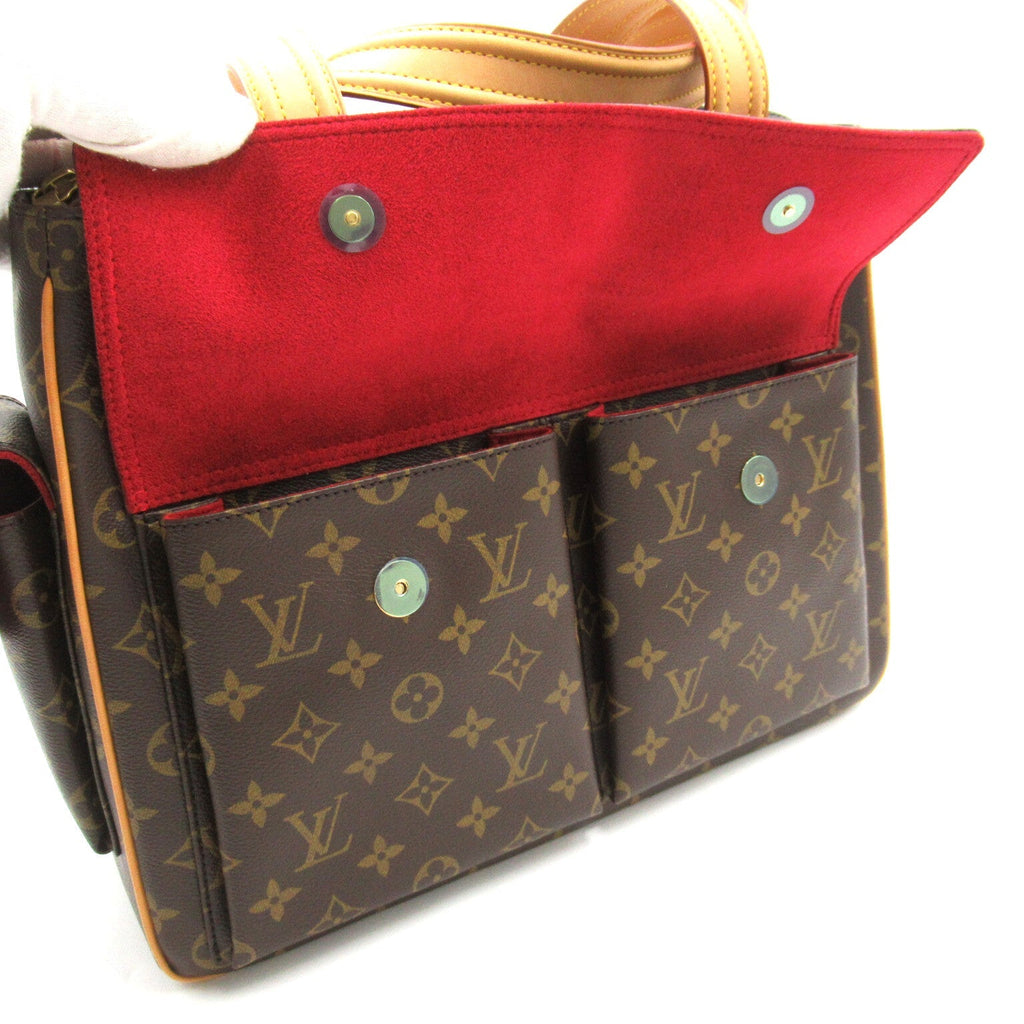 Louis Vuitton Louis Vuitton Multiple City Shoulder Bag PVC Coated Canvas Monogram  Brown M51162