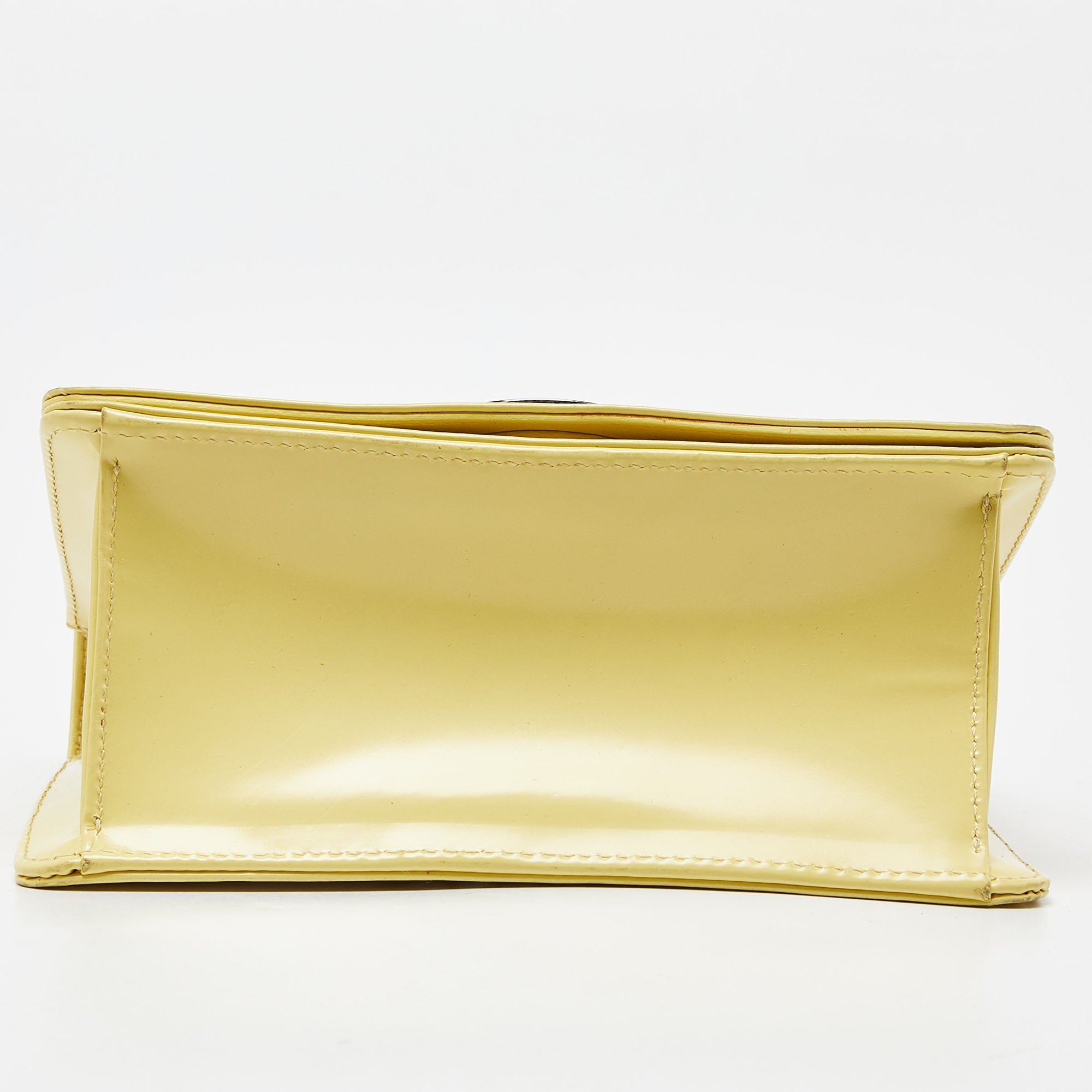 Dior Light Patent Leather Diorama Club Shoulder Bag