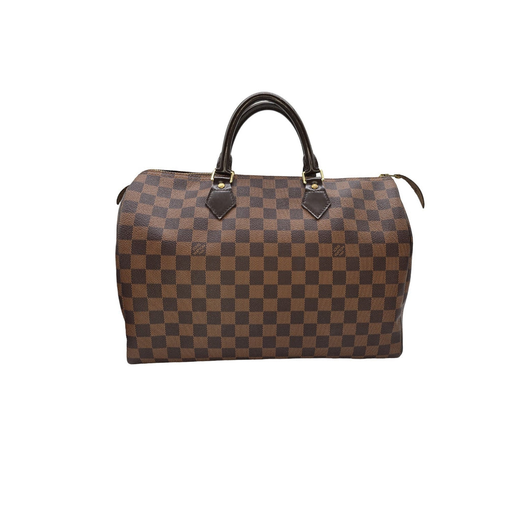 Louis Vuitton Damier Ebene Canvas Speedy 35