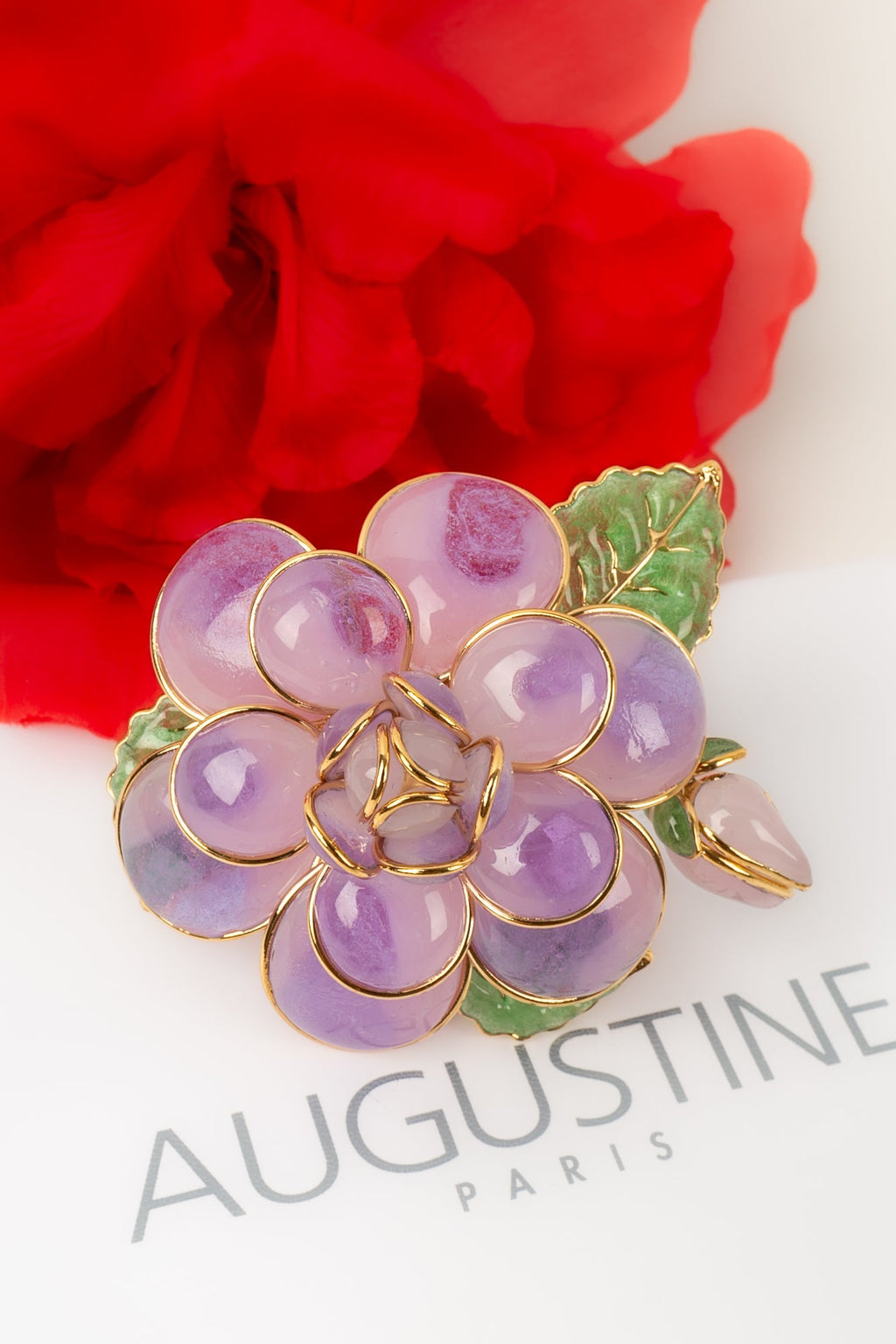 Broche / pendentif fleur Augustine