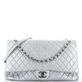 CHANEL Airlines CC Flap Bag Quilted Calfskin XXL