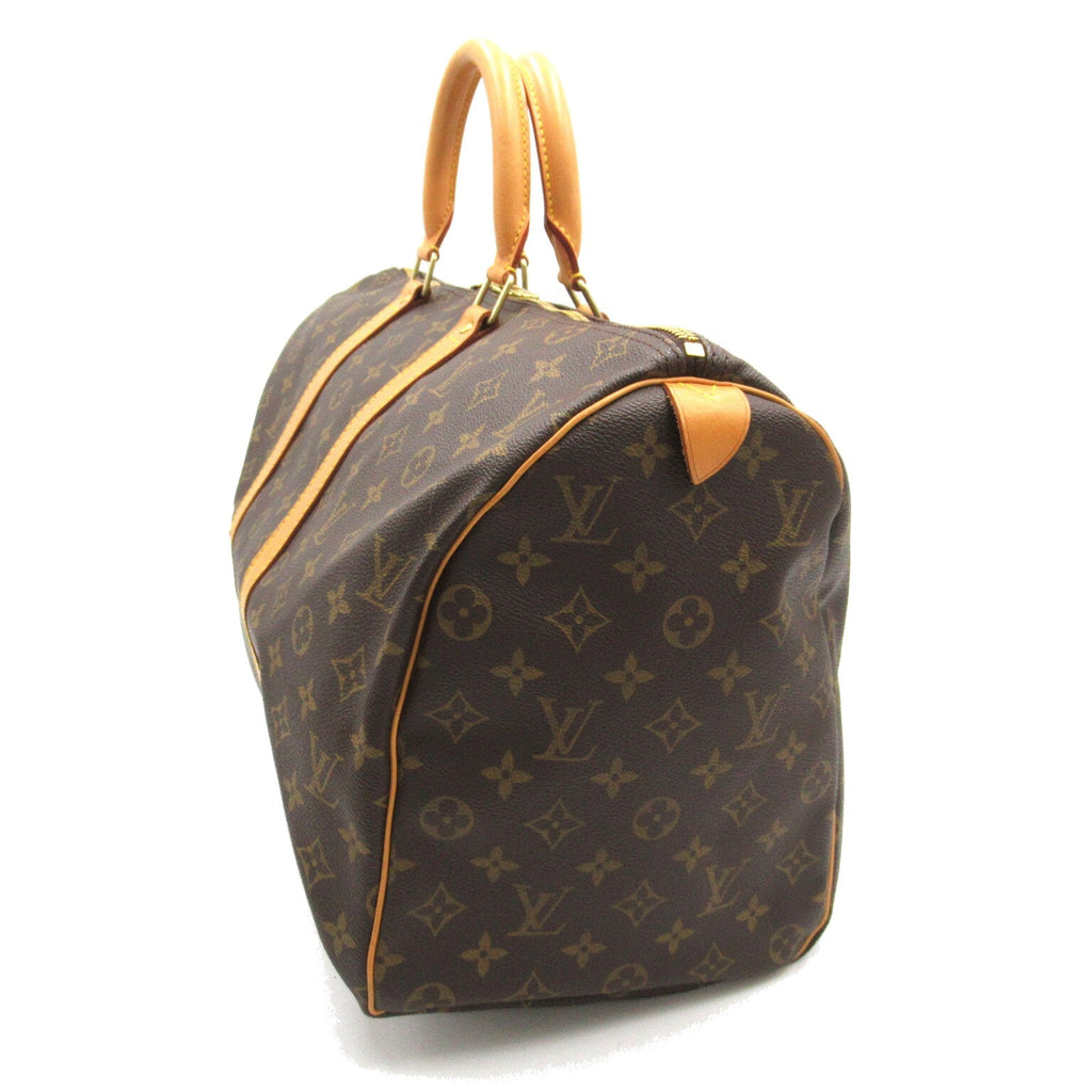 Louis Vuitton Keepall 45 Boston Bag PVC Coated Canvas Monogram Brown M41428