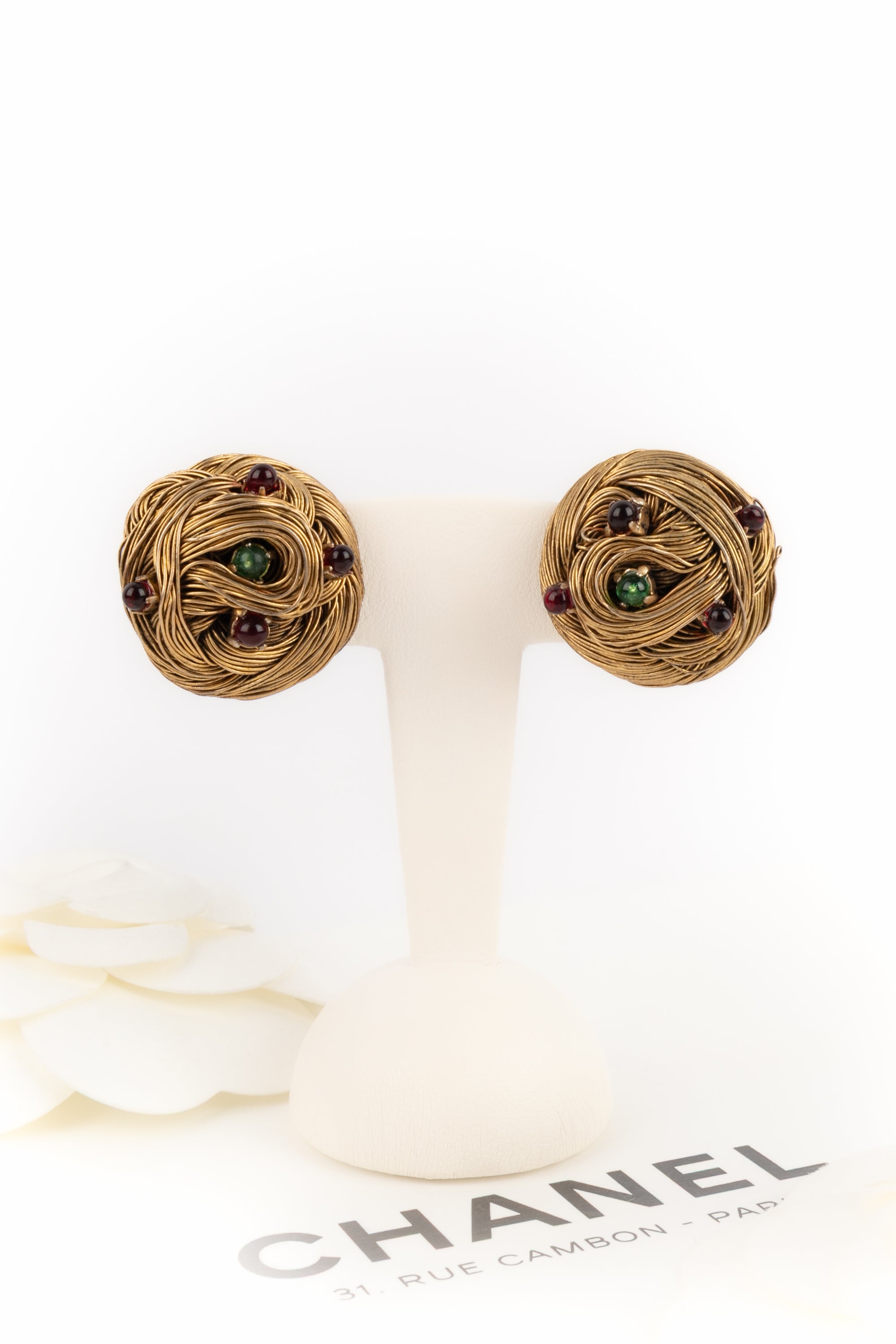 Boucles d'oreilles Chanel Haute Couture