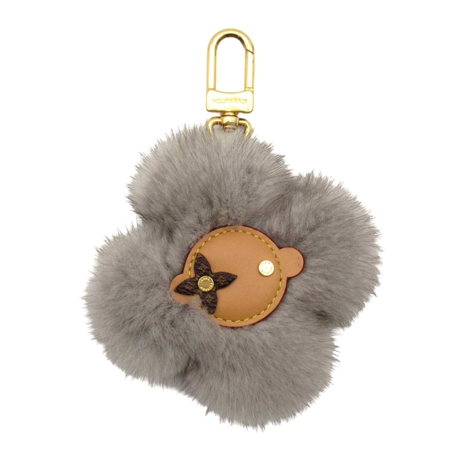 Louis Vuitton Porteocle Vivienne Keyher Accessories Leather Mink Monogram  Grey M00894