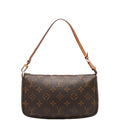 Louis Vuitton Monogram Pochette Accessory Shoulder Bag Brown PVC Leather  Louis Vuitton