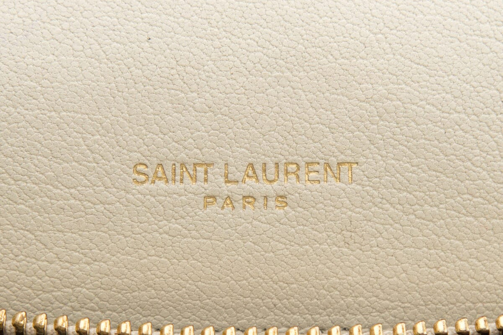 Saint Laurent Cream College Handbag