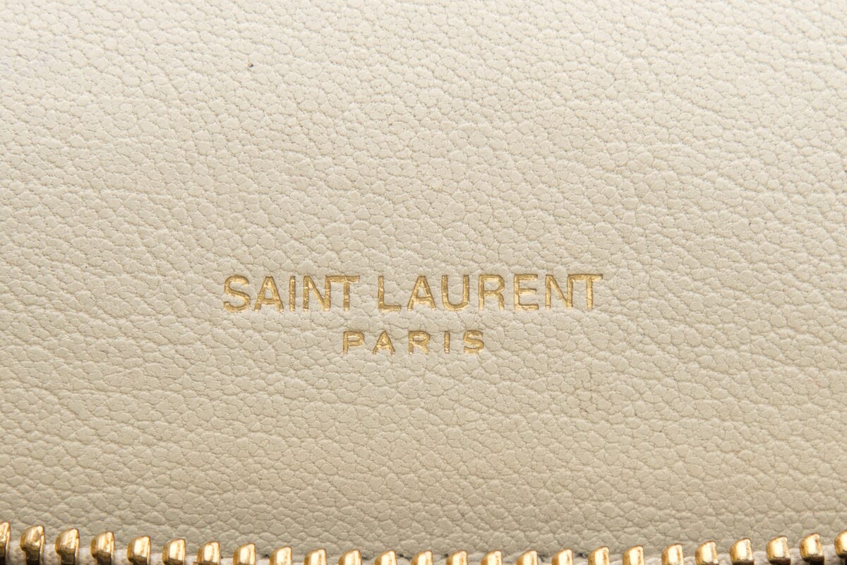 Saint Laurent Cream College Handbag