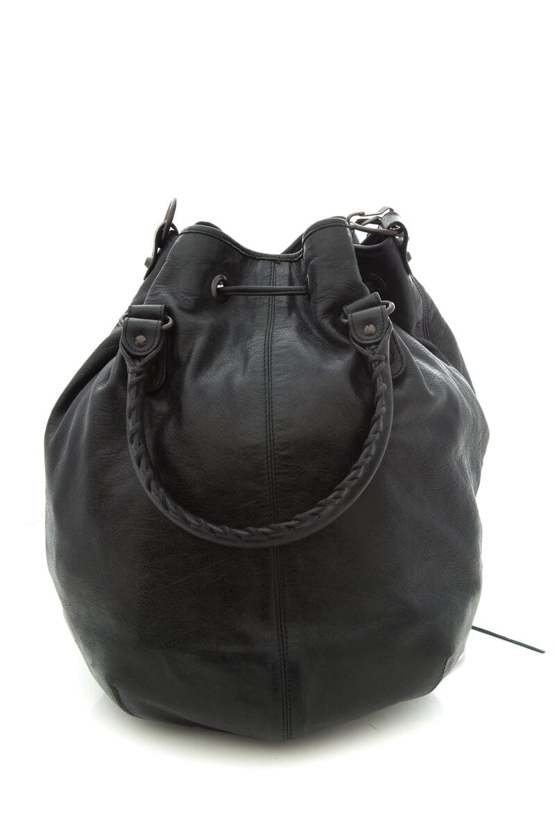 Balenciaga Black 2 Way City Handbag