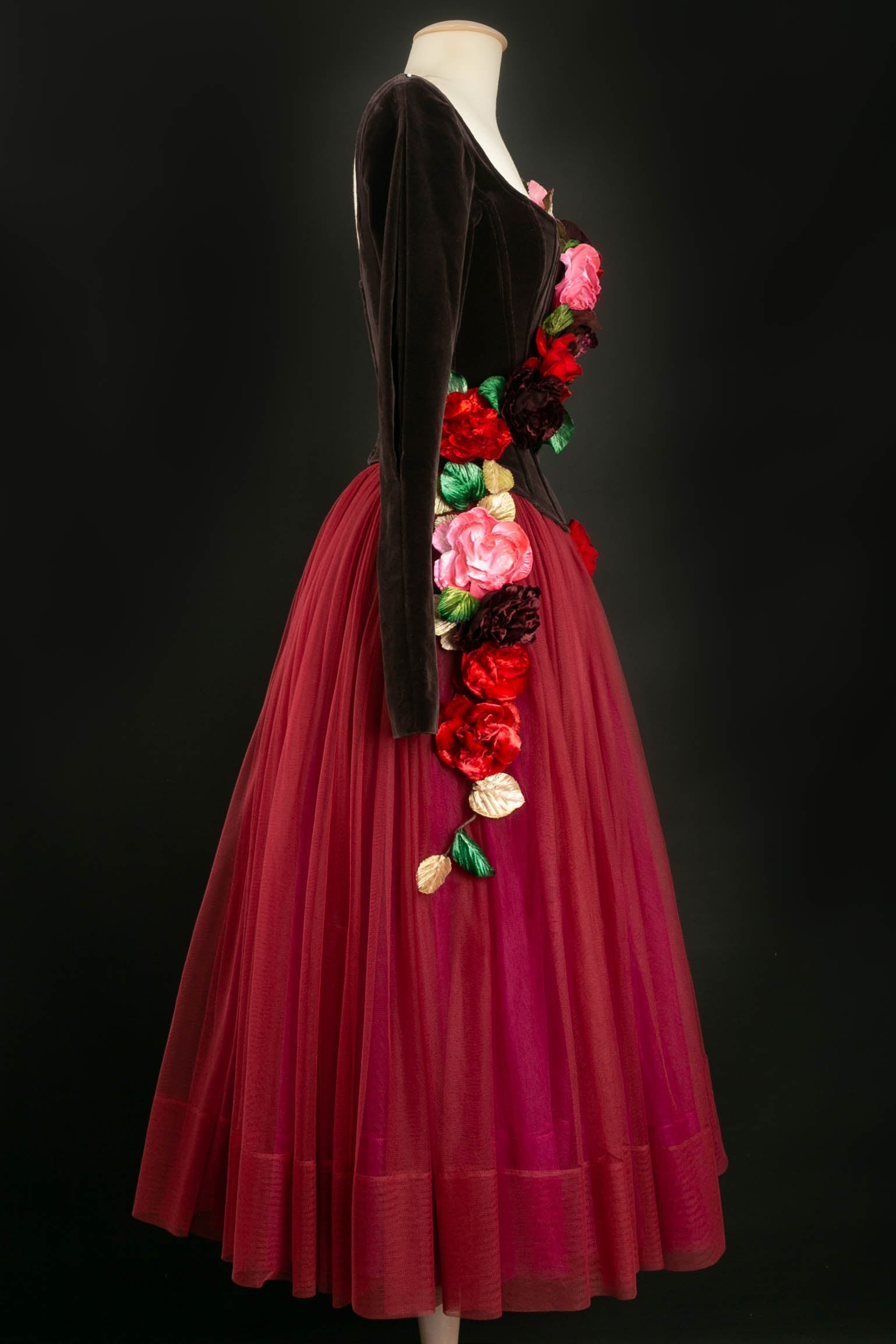 Ensemble en tulle et velours Chantal Thomass