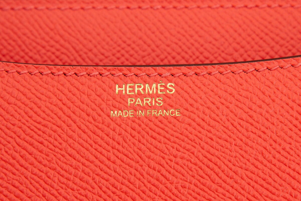 HermÃƒÆ’Ã‚Â¨s Rose Jaipur Epsom Leather 24 cm Constance
