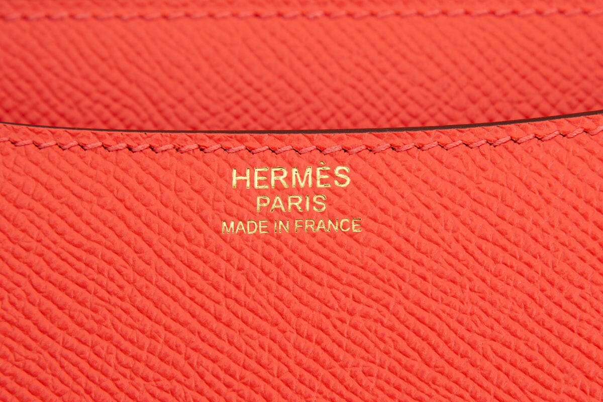 HermÃƒÆ’Ã‚Â¨s Rose Jaipur Epsom Leather 24 cm Constance