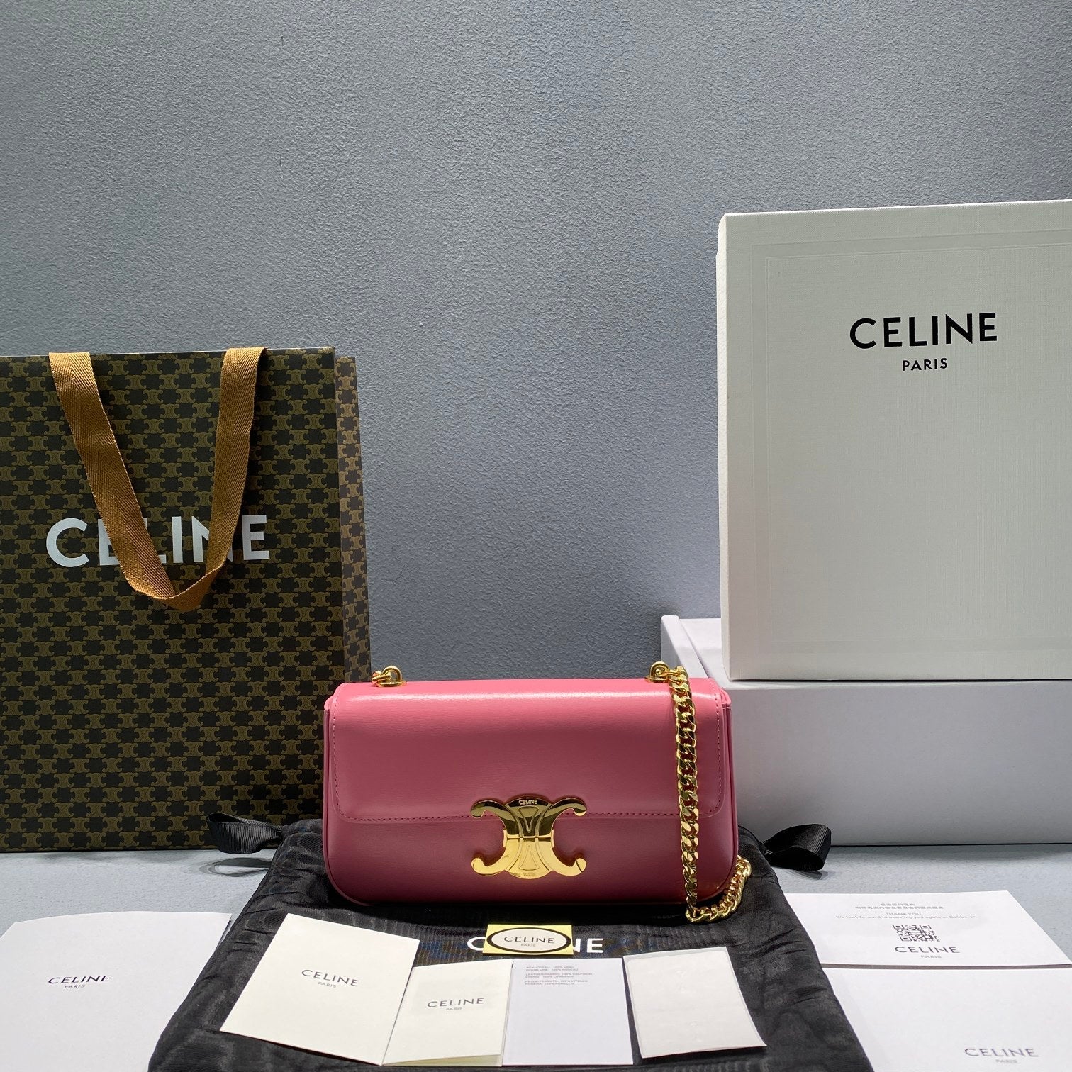GLAMI Chain Shoulder Bag Triomphe PiNike For Women 8in/20.5cm
