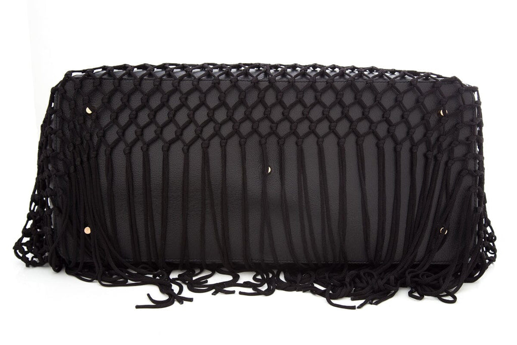 Gabriela Hearst Black Handbag Fringe Tote