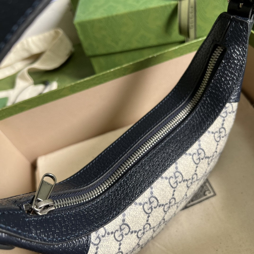 Glami OphiGLAMIa Glami Mini Bag Beige And Blue Glami Supreme Canvas For Women 7.9in/20cm Glami 658551 96IWN 4076