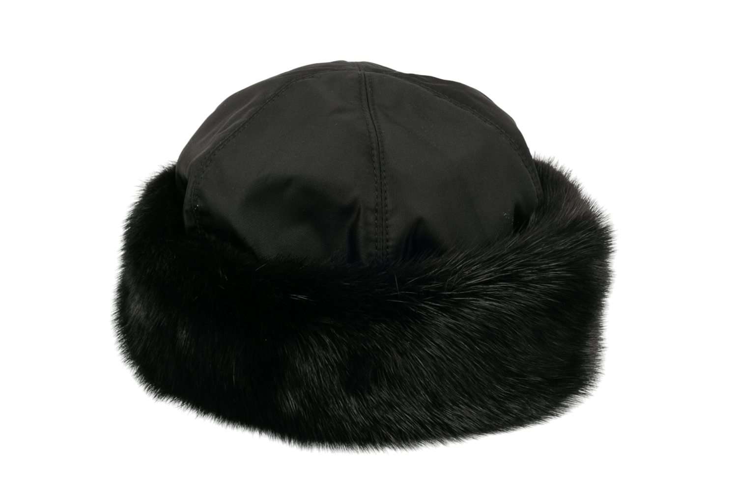 Chapeau en fourrure Prada