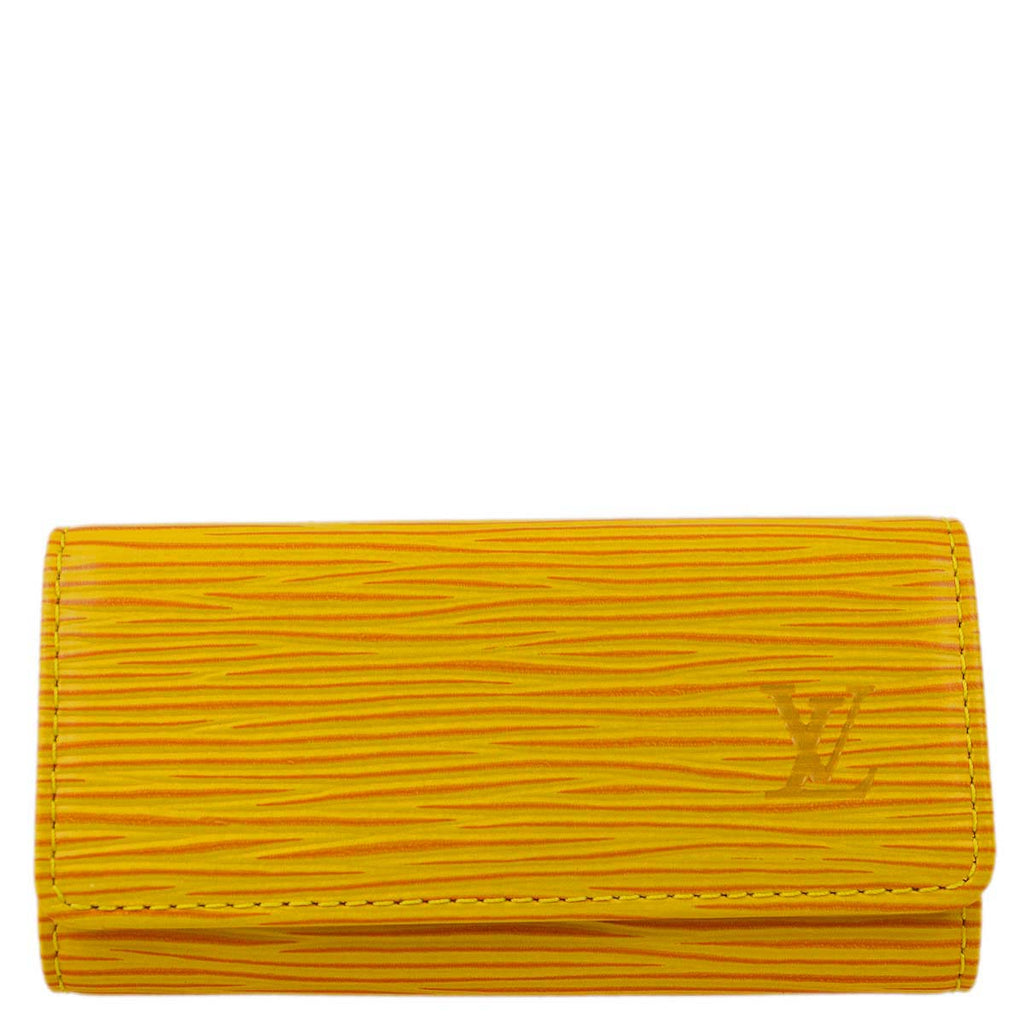 Louis Vuitton 1999 Yellow Epi Multicles 4 Key Case M63829 Small Good