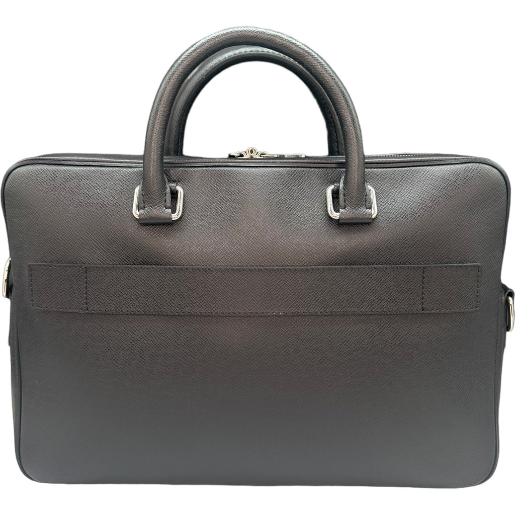 Louis Vuitton Porto Document Business Taiga Black Bag M30643