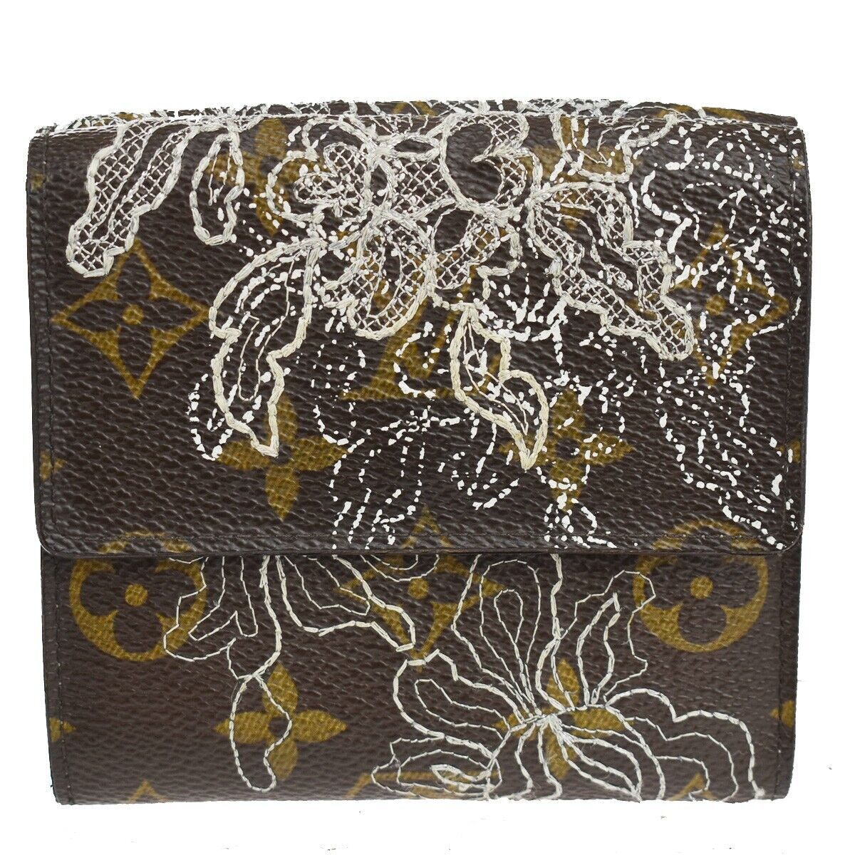 Louis Vuitton Elise  Canvas Wallet  ()