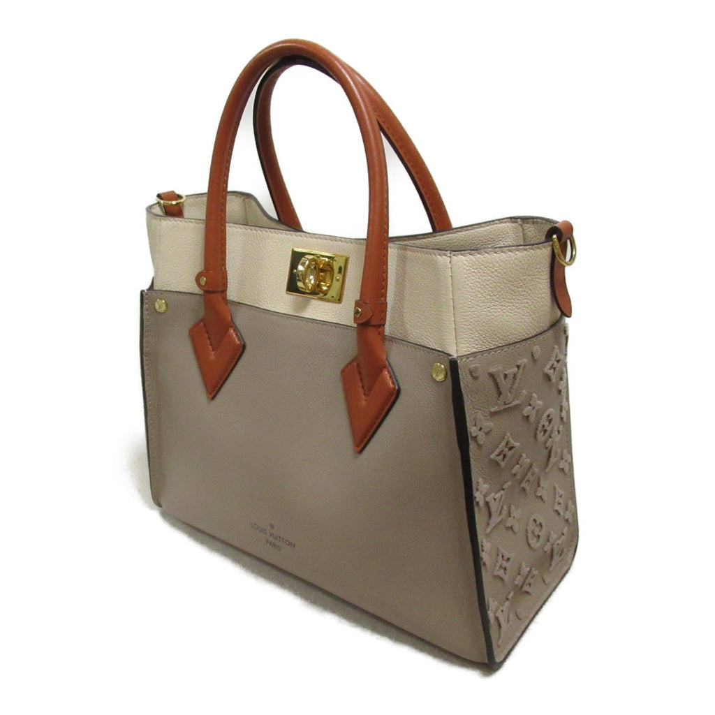Louis Vuitton on  Side MM Shoulder Bag Leather Bag  Beige M53825
