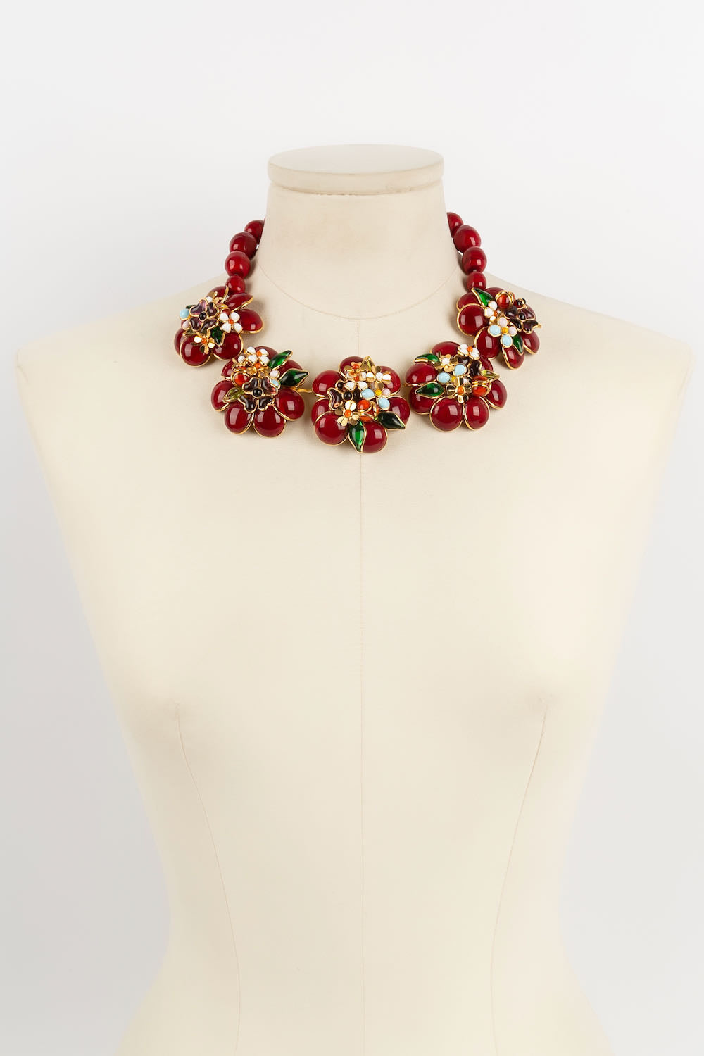 Collier fleurs Augustine