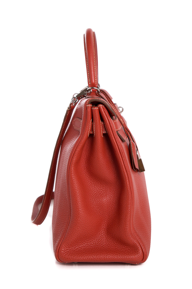 HermÃƒÆ’Ã‚Â¨s Sanguine Kelly 35 cm Handle Bag