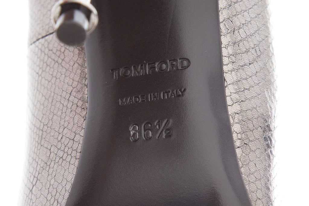 Tom Ford Silver Heels SZ 36.5