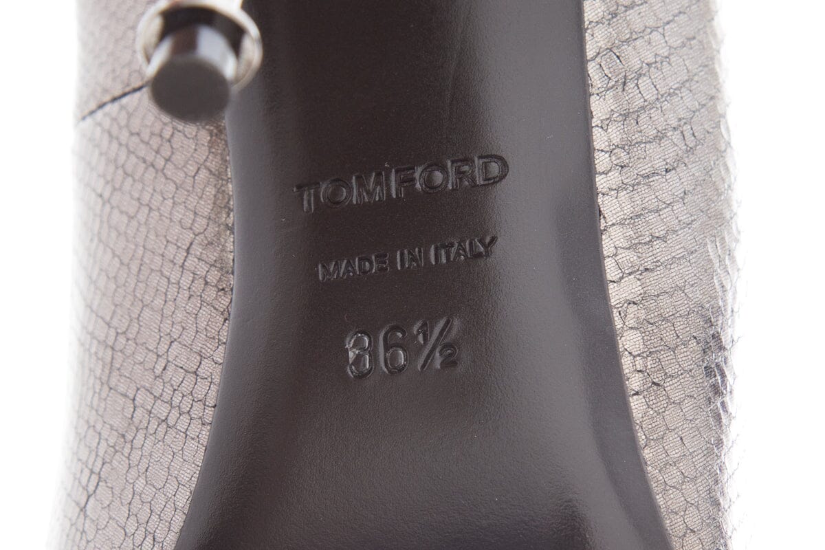 Tom Ford Silver Heels SZ 36.5