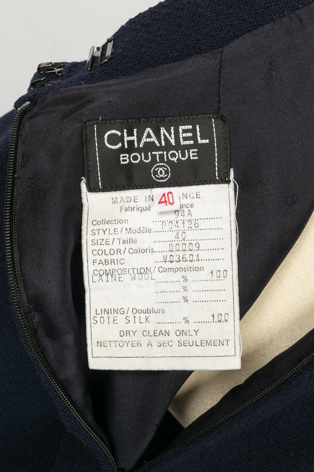 Ensemble Chanel Automne 1994