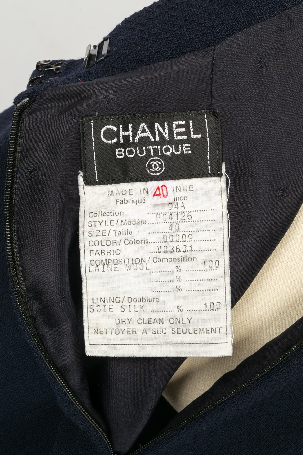 Ensemble Chanel Automne 1994