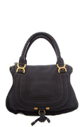 Chloe Black Marcie Leather Satchel Handbag