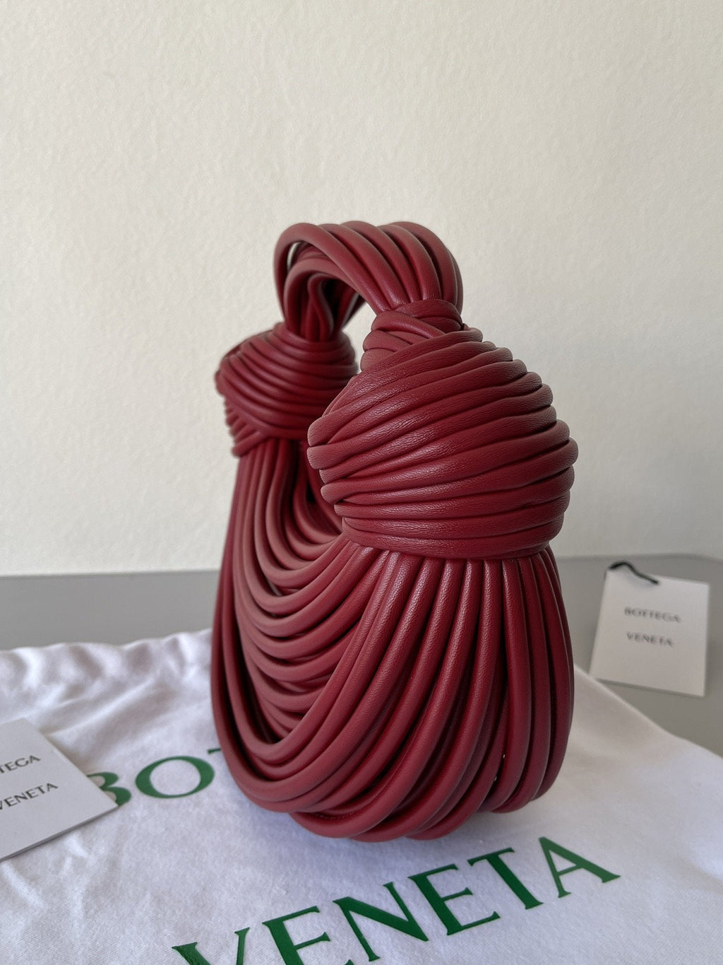 GLAMI Double Knot Red, For Women, Bags 9.8in/25cm