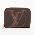 Louis Vuitton Monogram Giant Reversee Zippy Coin  M69354 Brown x Black Coin Power