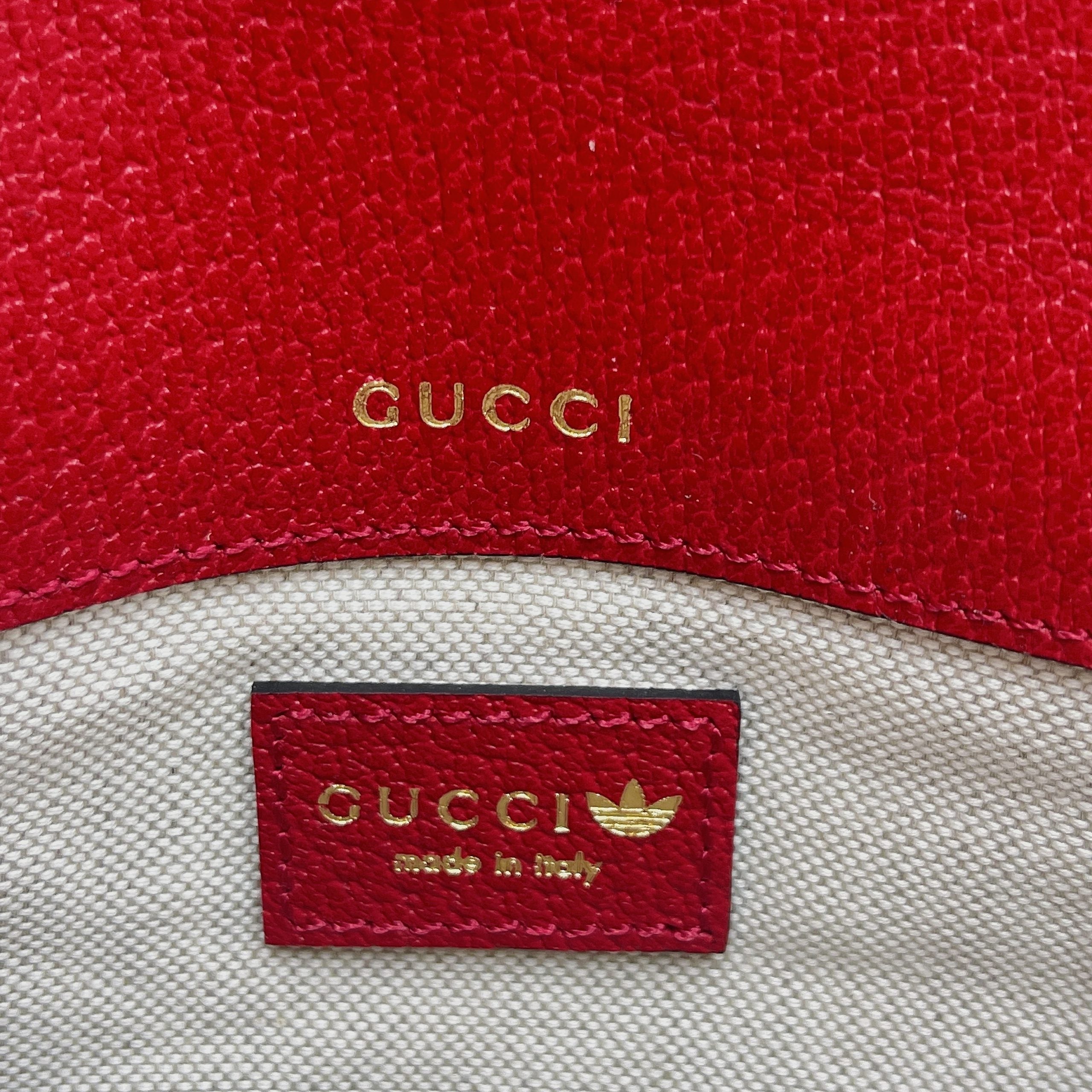 gg x Adidas Horsebit 1955 Mini Bag Red For Women, Women’s Bags 8.1in/21cm gg 658574 U3ZDG 6563