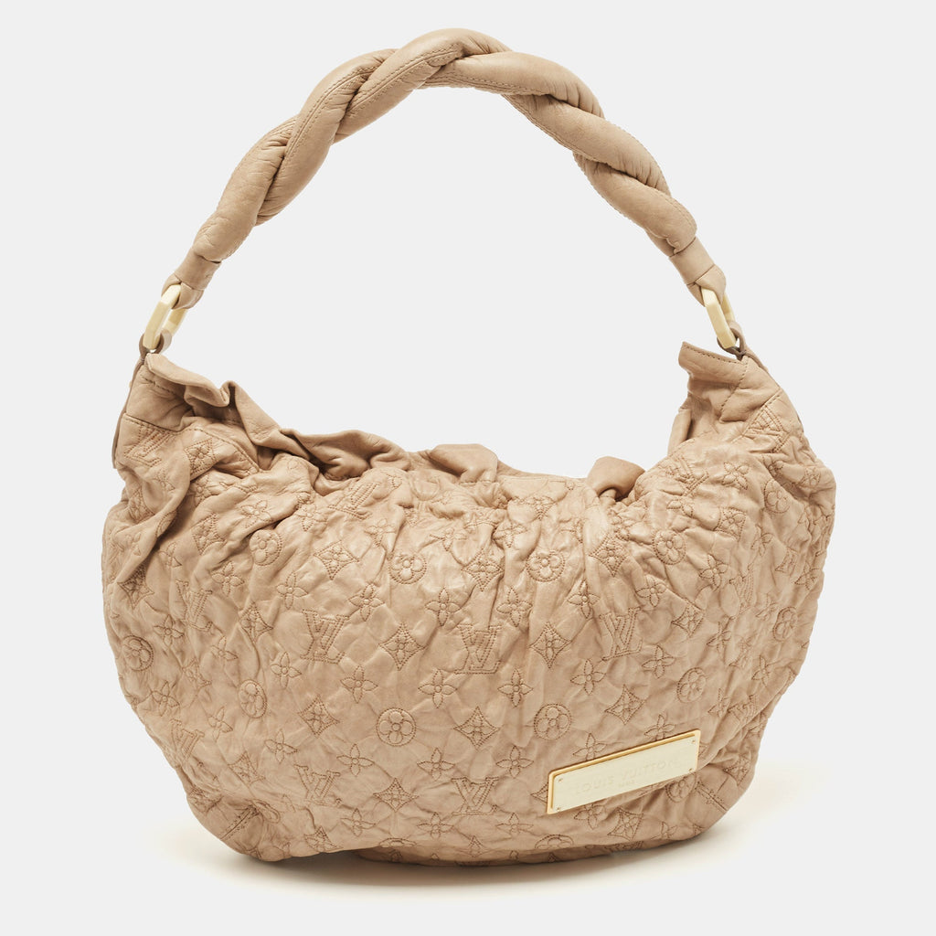 Louis Vuitton Ecru Monogram Leather Limited Edition Olympe Nimbus Gm Bag