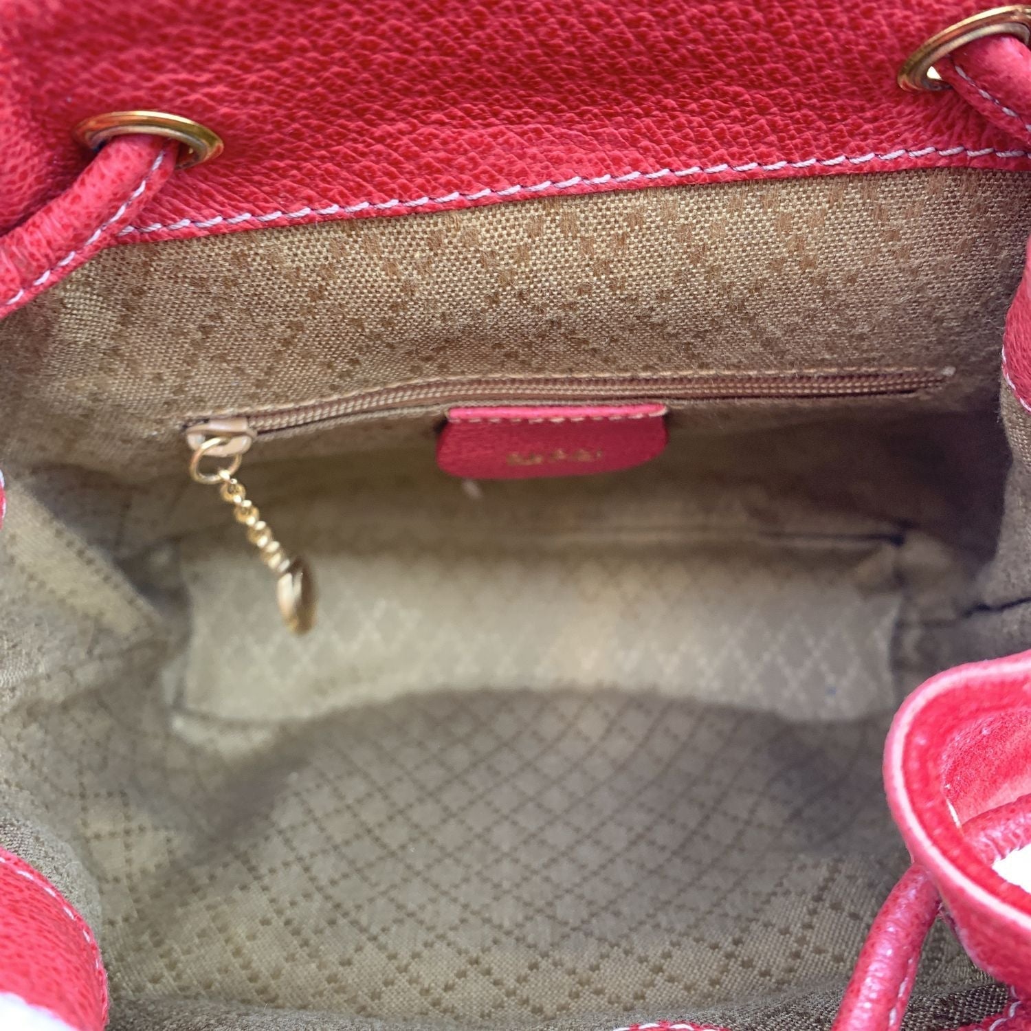 Gucci Backpack Vintage Bamboo