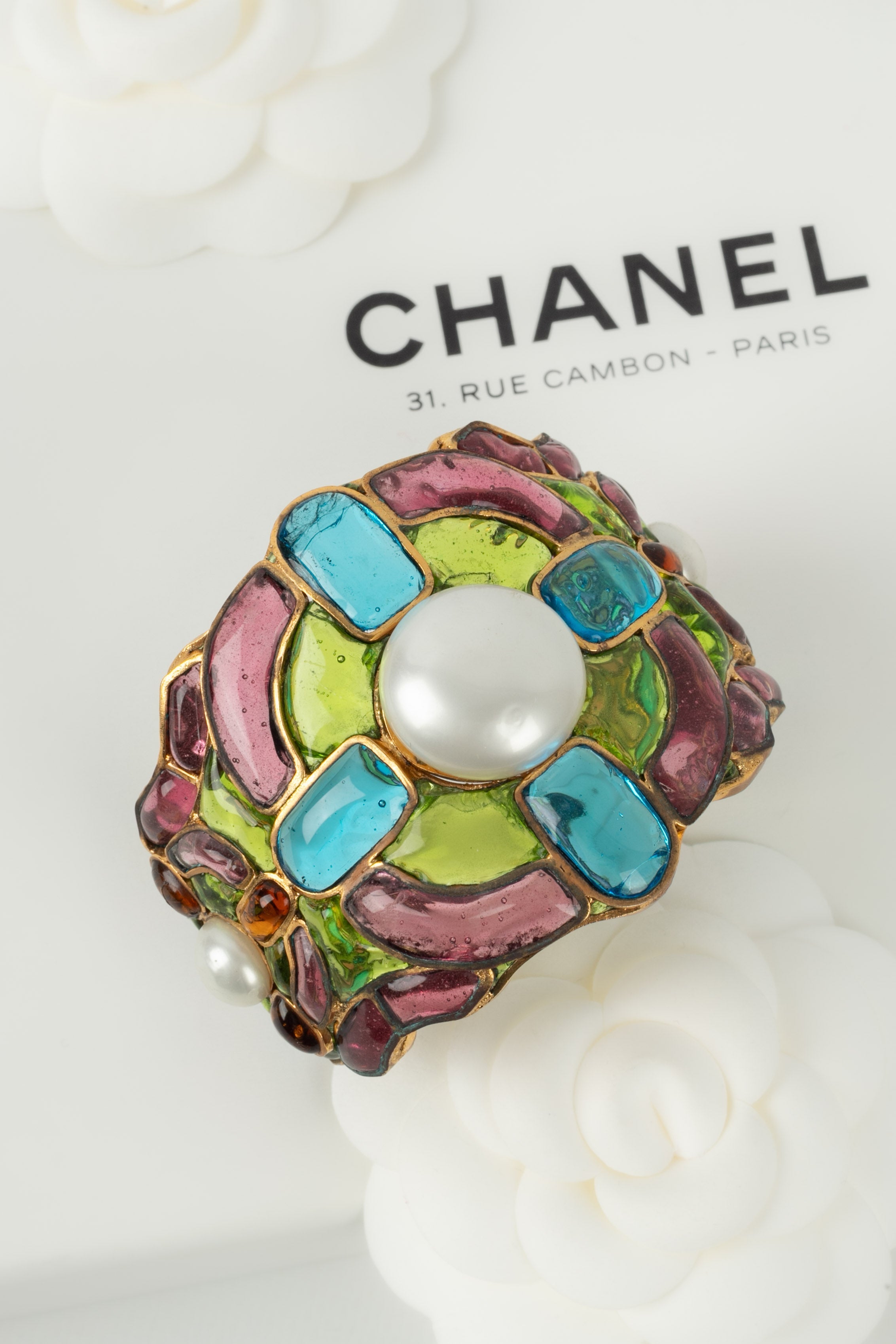 Bracelet en pÃƒÆ’Ã‚Â¢te de verre Chanel